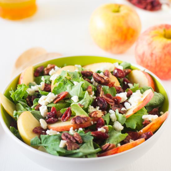 Apple Pecan and Feta Salad