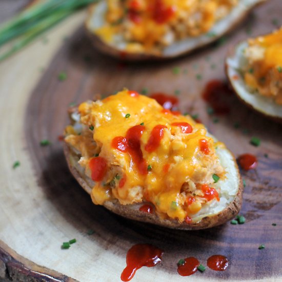 Tuna Melt Baked Potatoes