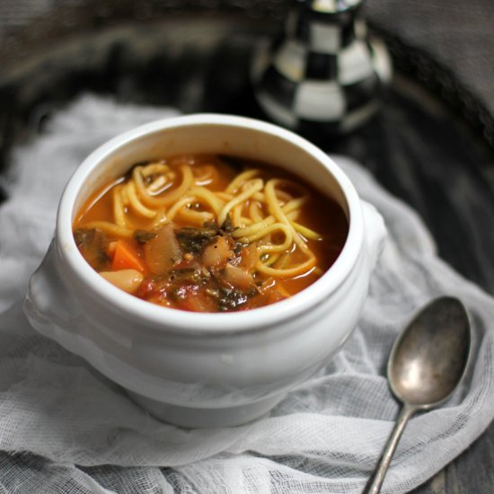 Minestrone with Zoodles