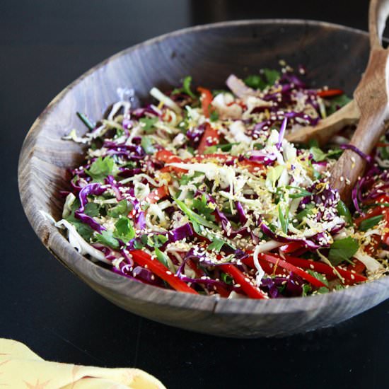 Vegan Asian Coleslaw