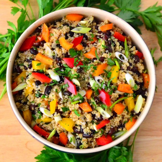 Quinoa and Black Bean Salad