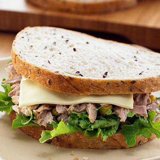 Tuna and Sweet Corn Sandwich