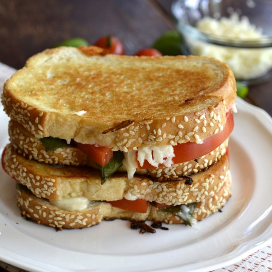 Caprese Grilled Cheese