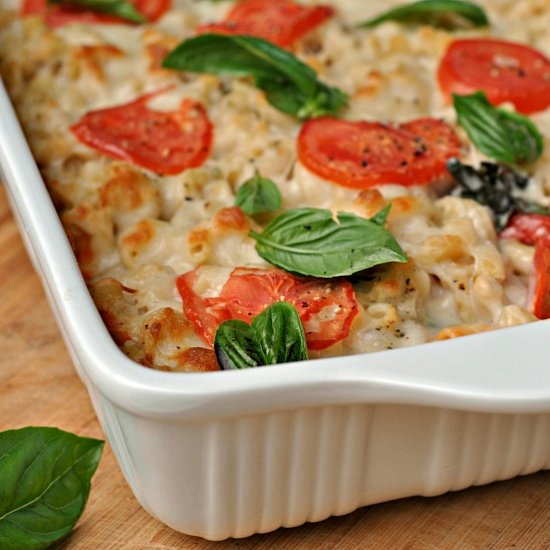 Caprese Macaroni and Cheese