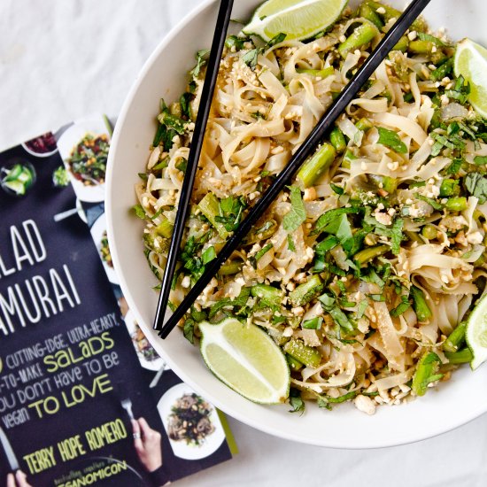 Asparagus Pad Thai Salad