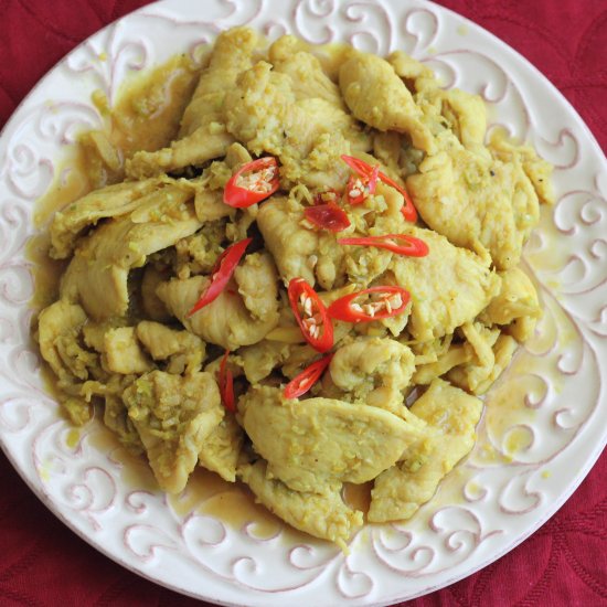 Stir-Fry Chicken with Lemongrass