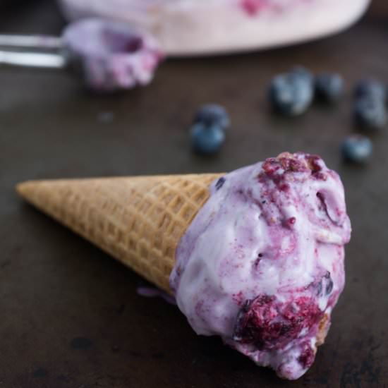 Blueberry Cheesecake Ice Cream