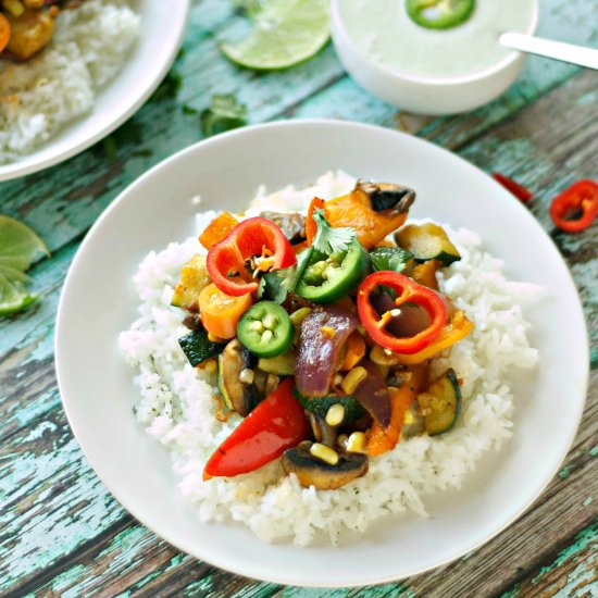 Veggie Fajita Bowls