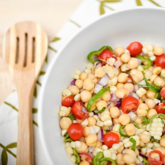 Summer Salad with Shishito Peppers