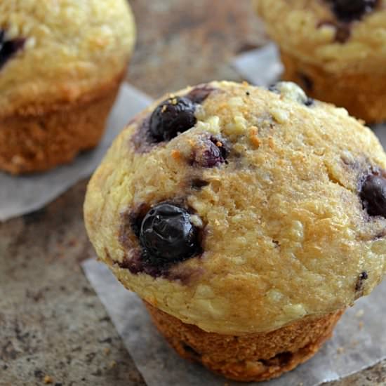 Blueberry Cheesecake Muffins