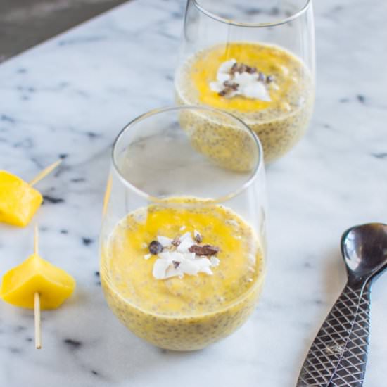 Mango Chia Pudding