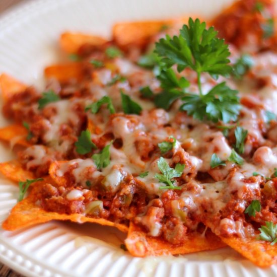 Sloppy Joe Nachos