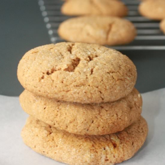 Gluten Free Gingersnap Cookies