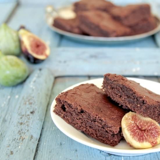 Brownies with Fig Jam