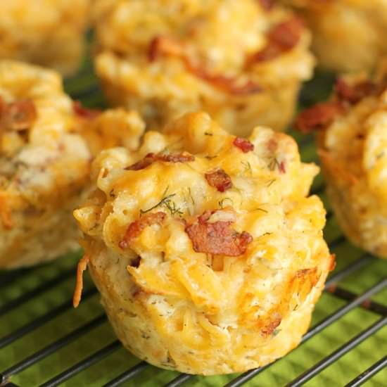 Ranch Bacon Mac and Cheese Cups