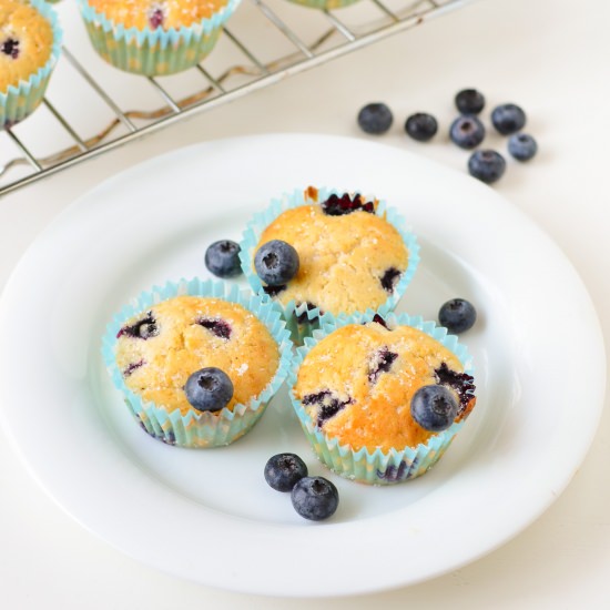 Blueberry and Cinnamon Muffins