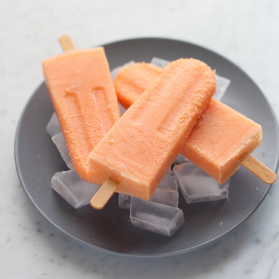 Carrot and Ginger Popsicles