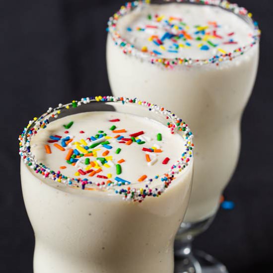 Cake Batter Milkshakes