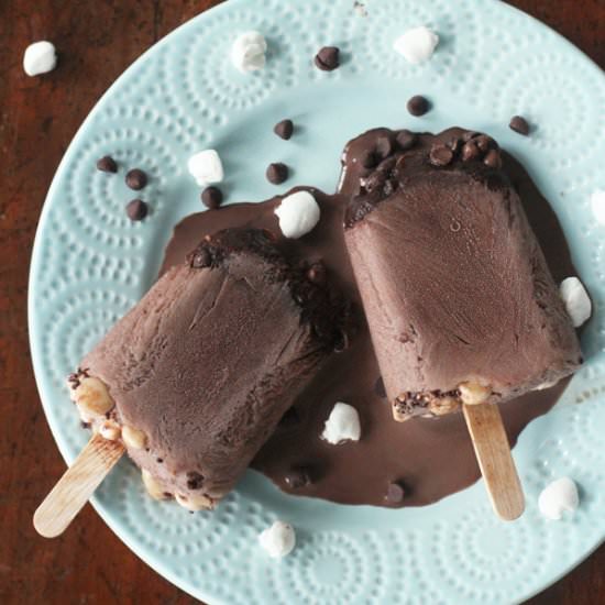 Hot Cocoa Ice Pops