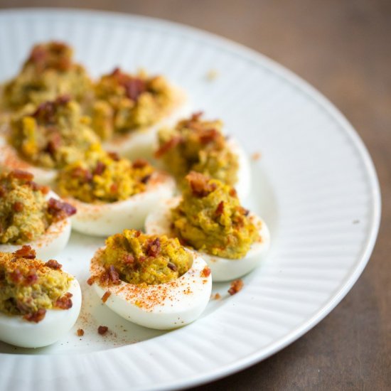 Bacon Deviled Eggs