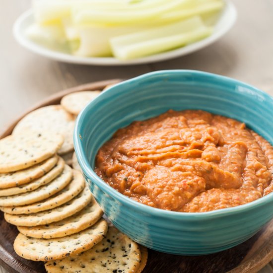 Red Pepper Cannellini Bean Dip