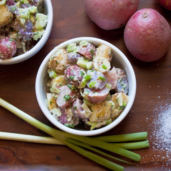 Whole Grain Mustard Potato Salad