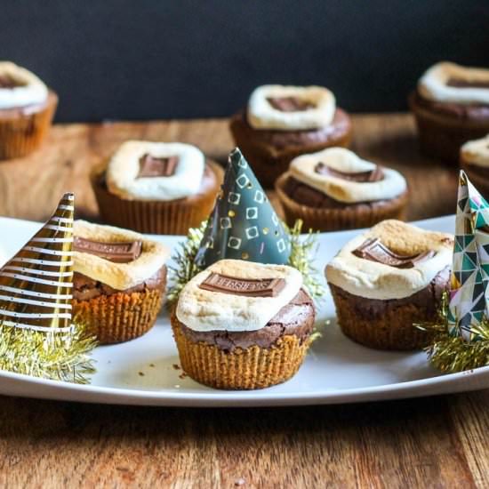 S’mores Brownie Cups