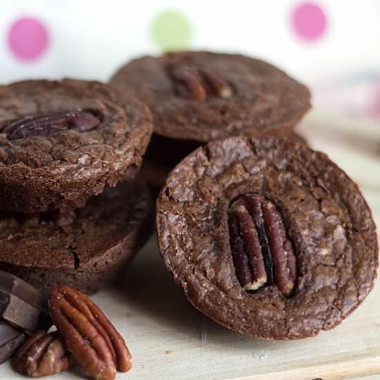 Triple Chocolate Mini Brownies