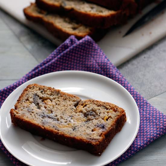 Nectarine Poppyseed Bread