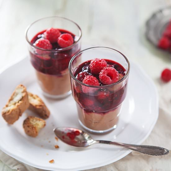 Raspberry Chocolate Trifle