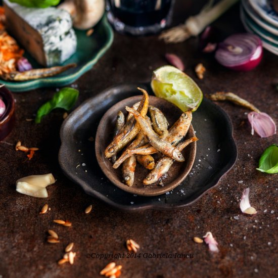 Deep Fried Anchovies