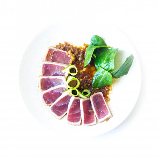 Tuna Sashimi with Matsuhisa Sauce