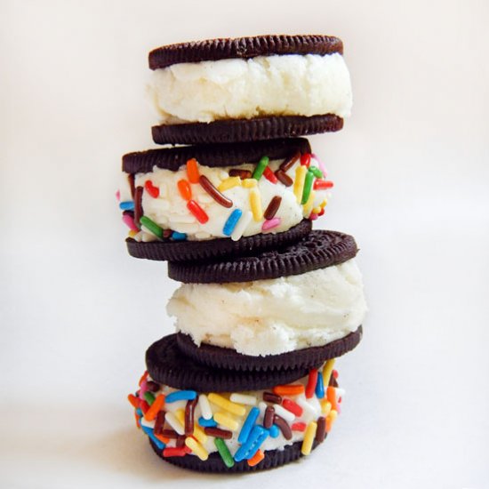 Oreo Ice Cream Sandwiches