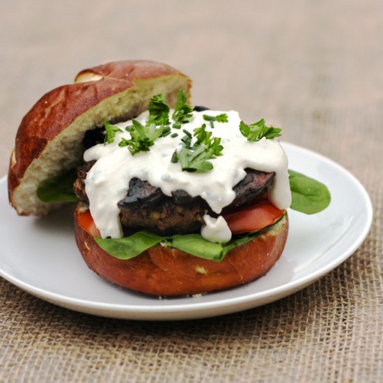 Black and Blue Burgers