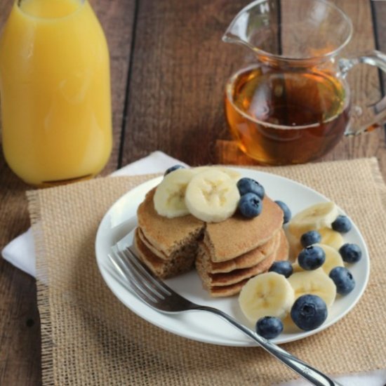 Perfect Whole Wheat Pancakes