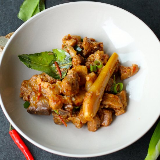 Indonesian Spicy Chili Pork Rica