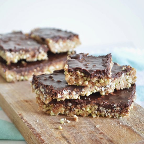 Fudgy Choco-Coconut Crunch Bars