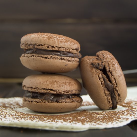 Chocolate Macarons