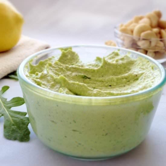 Sweet Cashew Arugula Butter