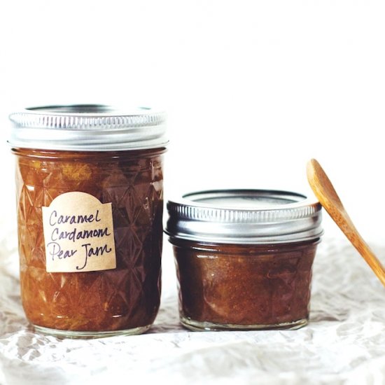 Caramel Cardamom Pear Jam