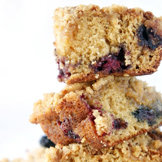 Blackberry Brown Sugar Coffee Cake