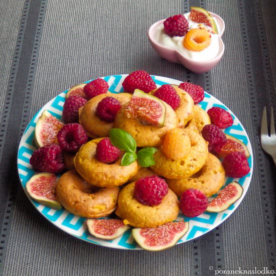 Pumpkin Donuts with Millet