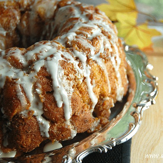 Pumpkin Cream Cheese Monkey Bread