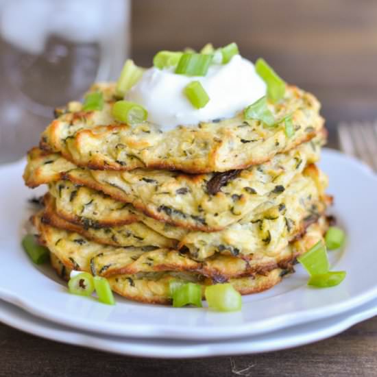 Baked Zucchini Fritters