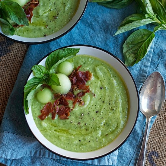 Chilled Honeydew and Avocado Soup