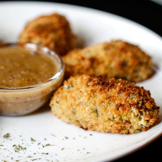 Crispy Baked Chicken Croquette