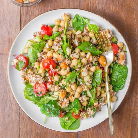 Chickpeas, Quinoa and Greens