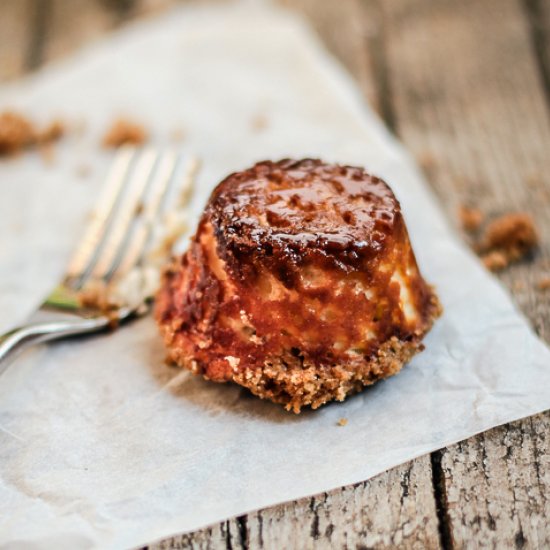 Caramelized Upside Down Cheesecake