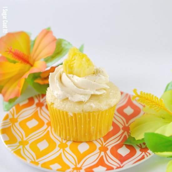 The Best Pina Colada Cupcakes