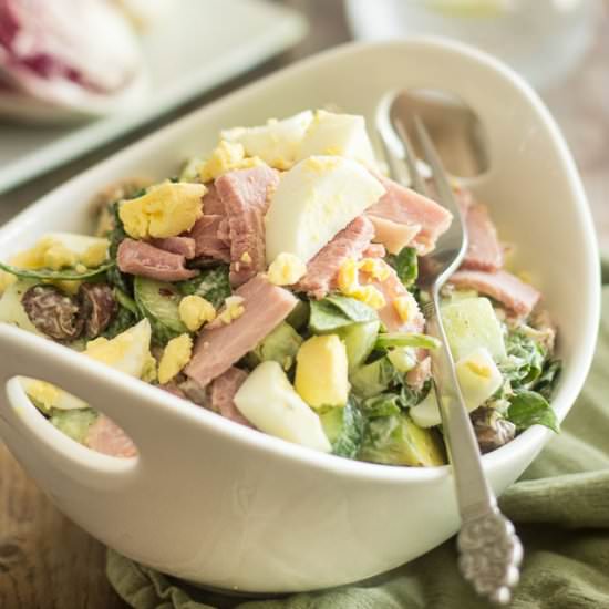 SMOKED HAM & HARD-BOILED EGG SALAD